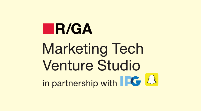 R/GA Marketing Tech Venture Studio with IPG and Snap, Inc.